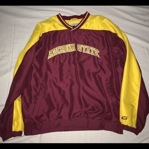 Mens vintage Arizona state windbreaker size Large